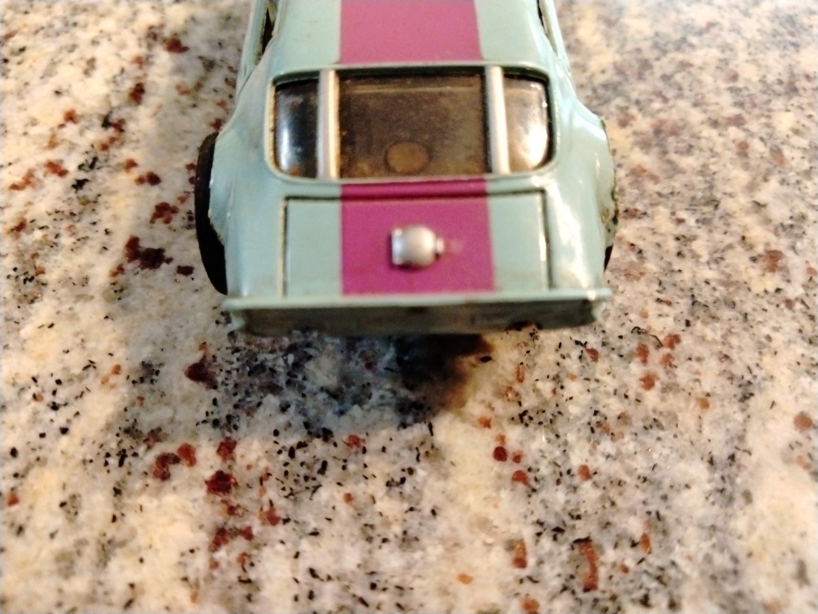 AS IS VTG Aurora AFX Camaro Z28 Slot Car Body HO Blue Purple #3 Untested