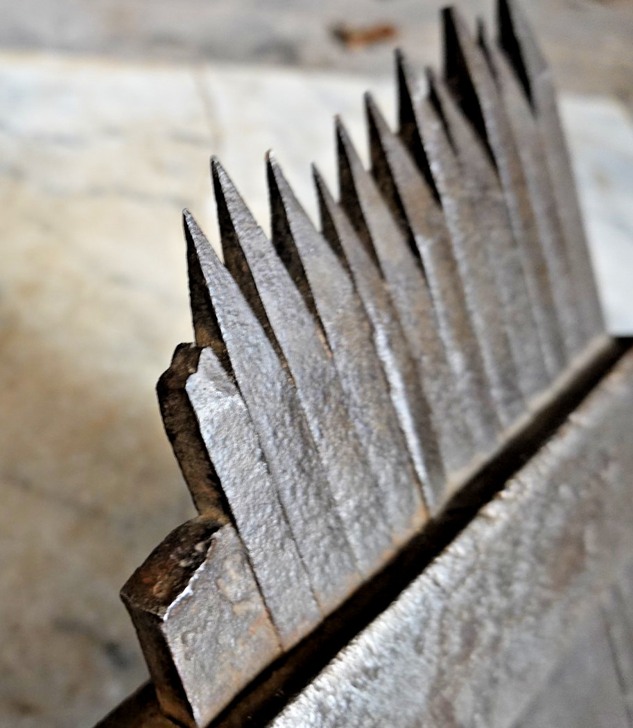 Antique STONE MASON CRANDALL TOOTHED SANDSTONE AXE HAMMER 7lb 10oz ROCK QUARRY