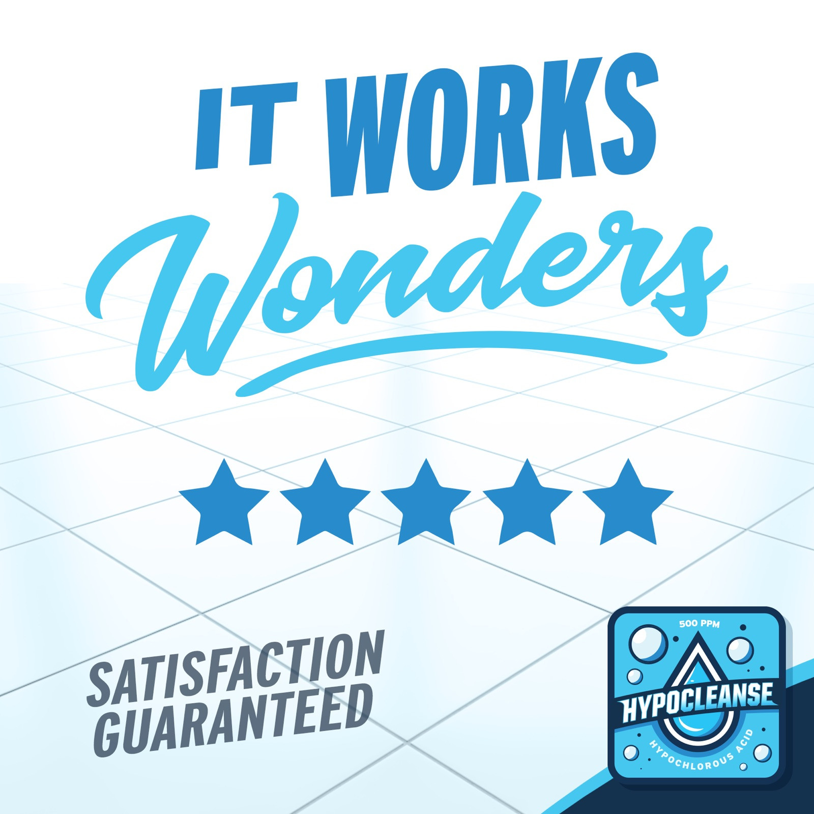 Hypochlorous Acid 500ppm 1 Gallon - Medical & Lab Grade - Pet Safe Disenfectant