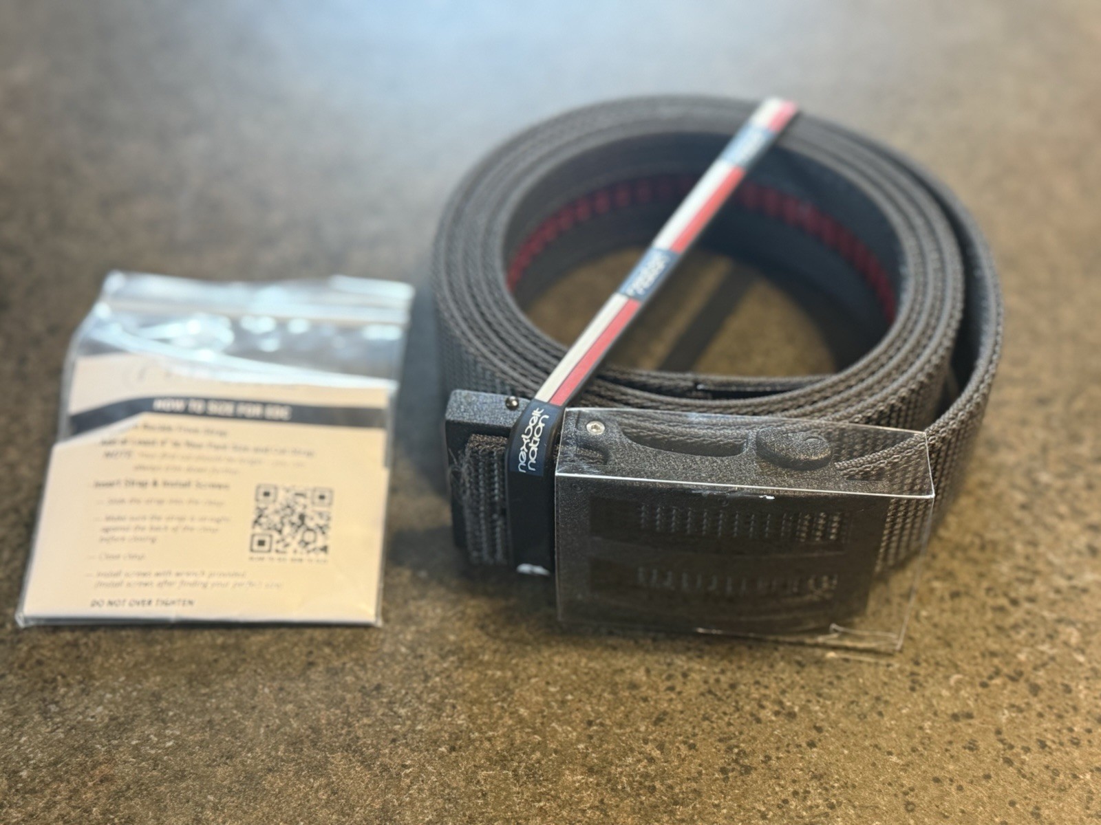 Nexbelt Titan Ratchet EDC 4.0 Tactical Gun Belt – 1.5" 38mm Adjustable Gray