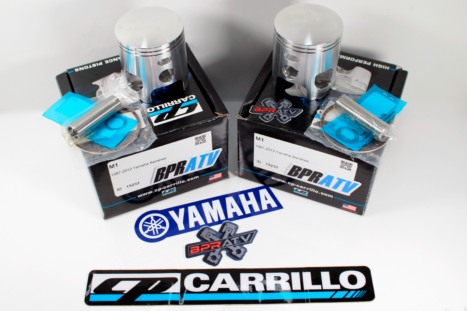 Yamaha Banshee 421cc ARES Athena-Style Cylinders BPRATV CP-Carrillo Pistons +4mm