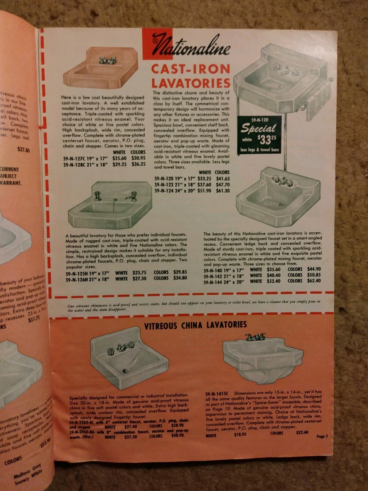 Vintage Nationaline Planalog catalog (35 pg) by W.J. Baumbach