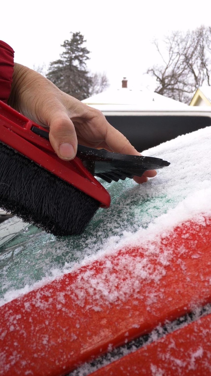 Hopkins SubZero 23" Ice Hammer Heavy Duty Snowbrush & Ice Scraper Yellow 16511