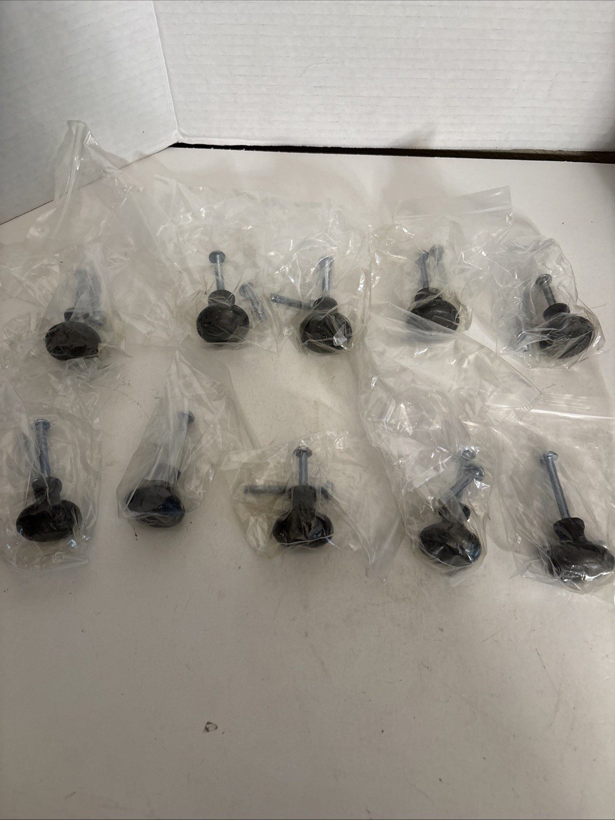 10 --  Ashley Norton BZ 117. 11/4  Round Bronze Drawer Knobs with Screws