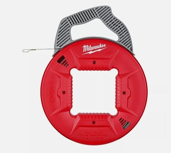 Milwaukee Fish Tape Stainless Steel 240 Ft. X 1/8 In. 48-22-4188 NEW