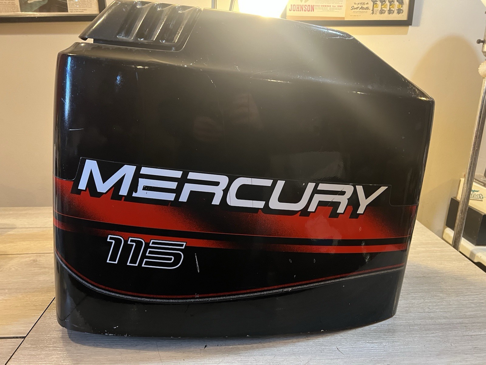 Mercury 100-125 hp 2-stroke outboard top cowl 828354A8