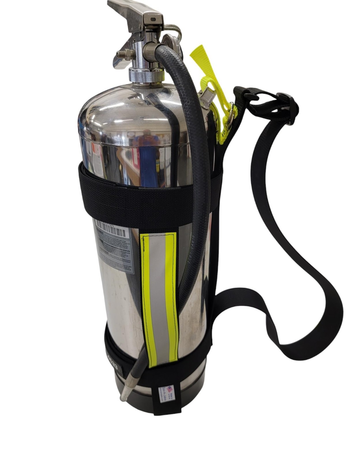 Firefighter Water Extinguisher Can Sling - PERSONALIZATION INCLUDED