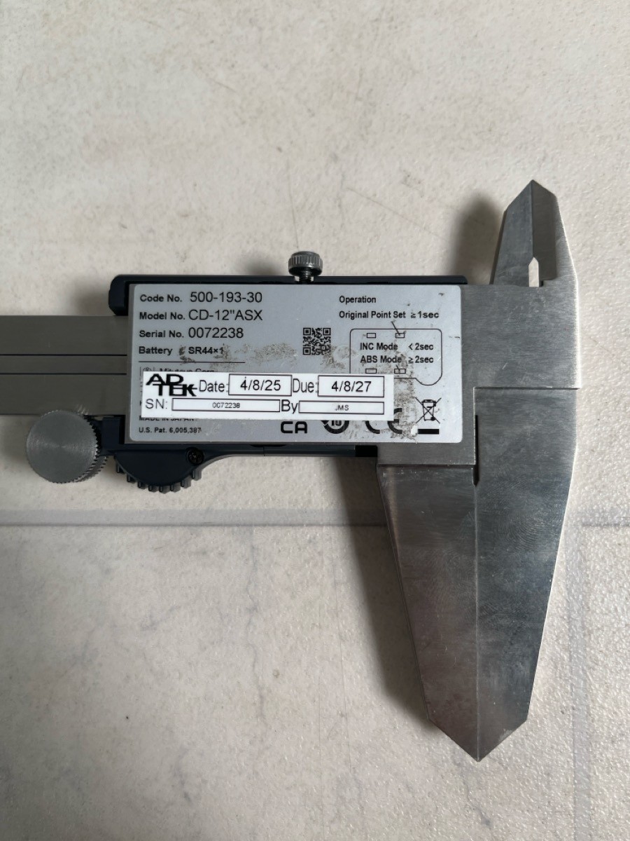 Mitutoyo CD-12" ASX Digital Micrometer (A1G012407)