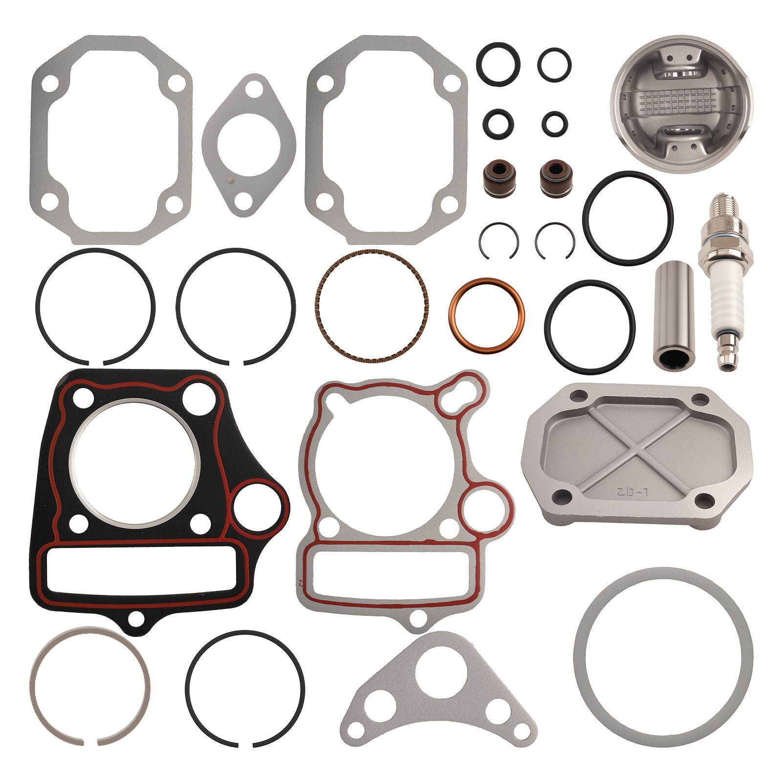 Top End Rebuild Kit Cylinder Piston Set For Honda CT70 CRF70 XR70 ATC70 TRX70
