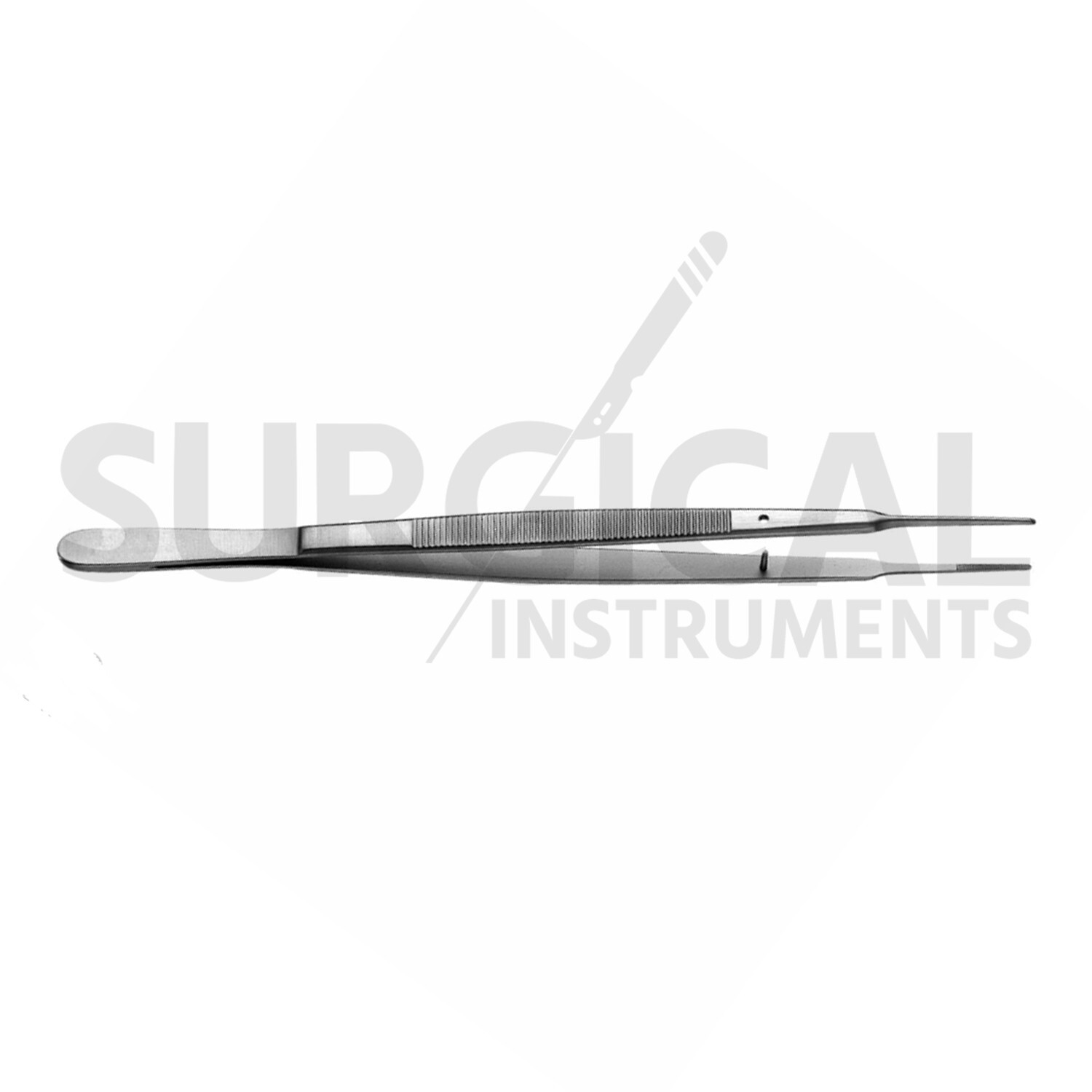 Gerald Tweezer Tissue Forceps Serrated Straight Surgical & Veterinary German Gr