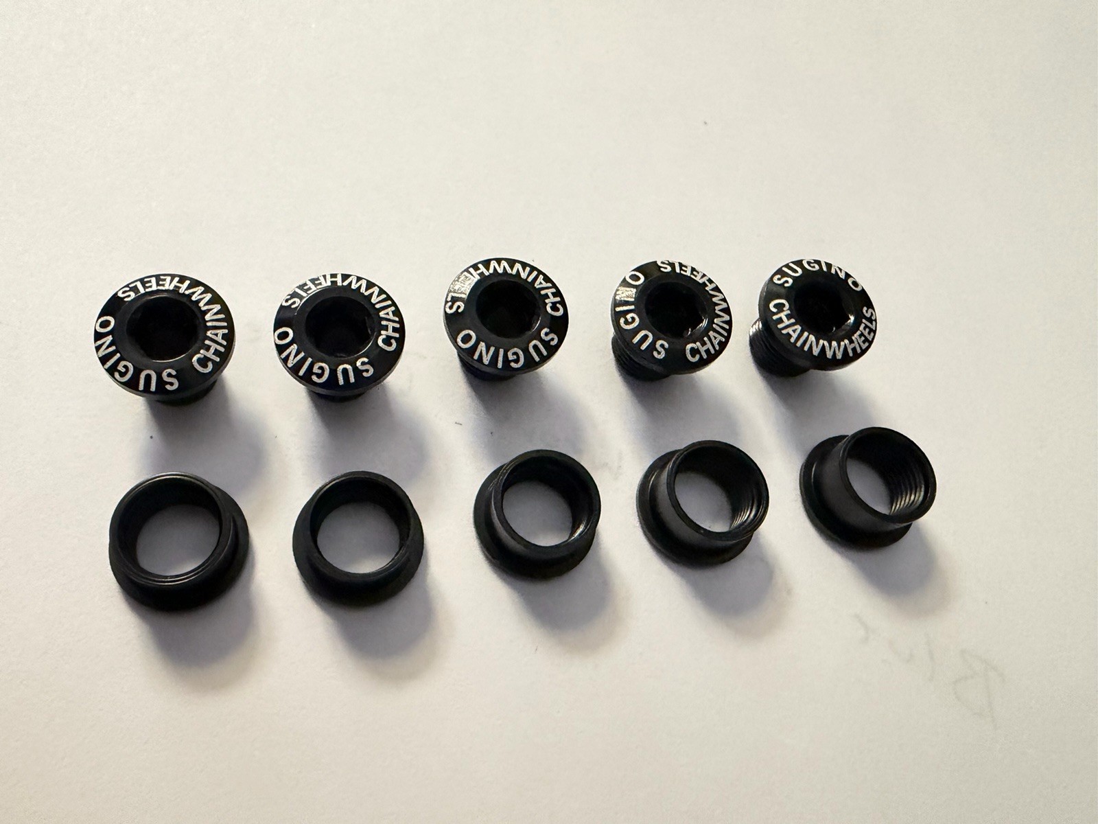 🍀NEW BLACK OLD SCHOOL BMX  CHAINWHEEL BOLTS SPROCKET FITS GT MONGOOSE REDLINE