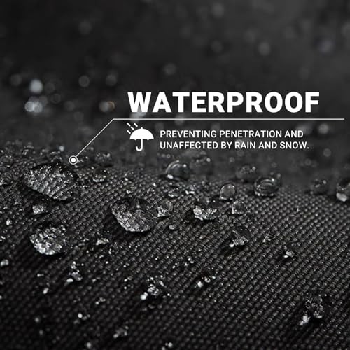 Outdoor Prep Table Cover Heavy Duty Waterproof Bar Cover 36 x 18 x 28.5 Black