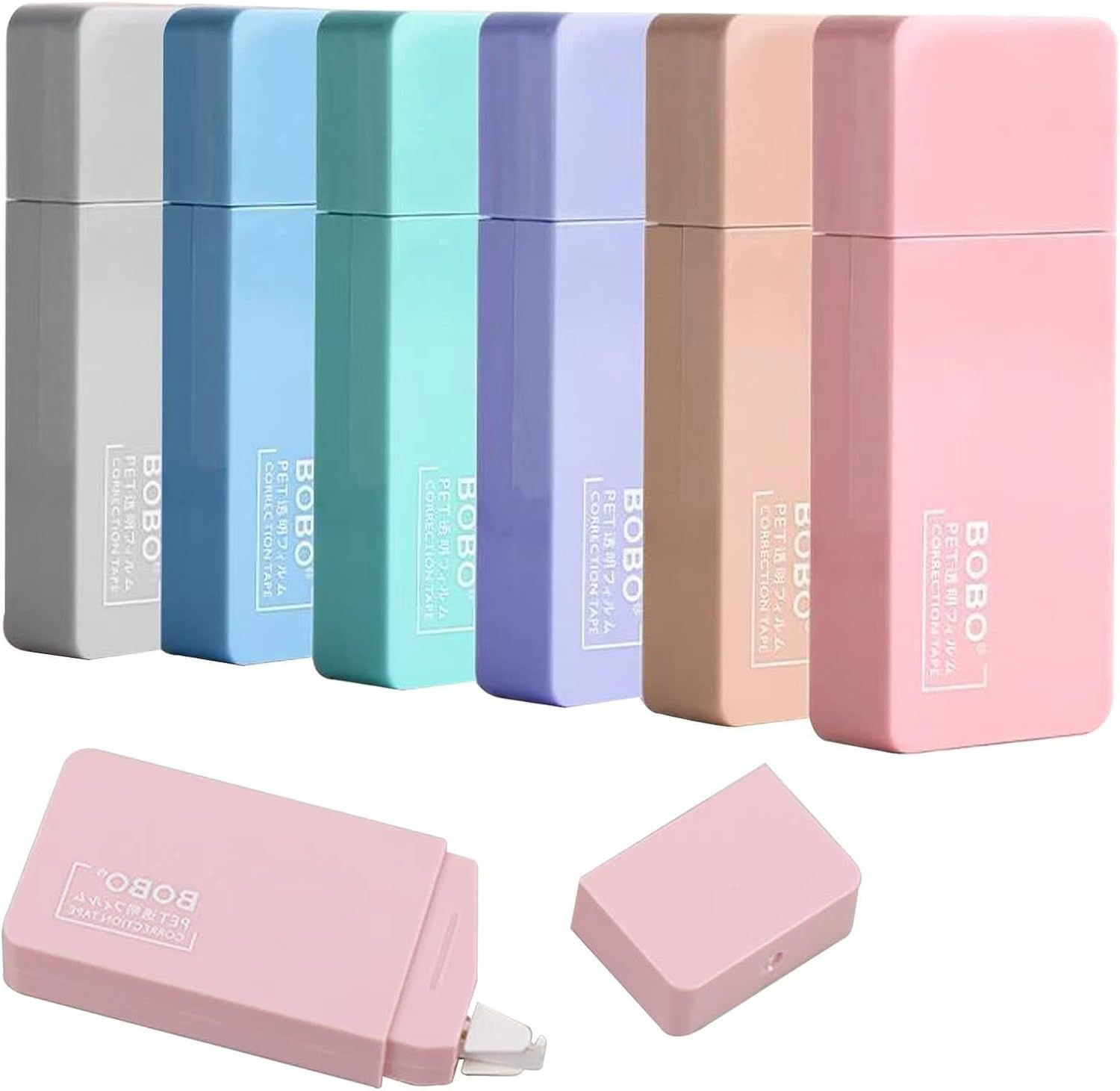 6 Pack Correction Tape Cute White Out Macaron Color