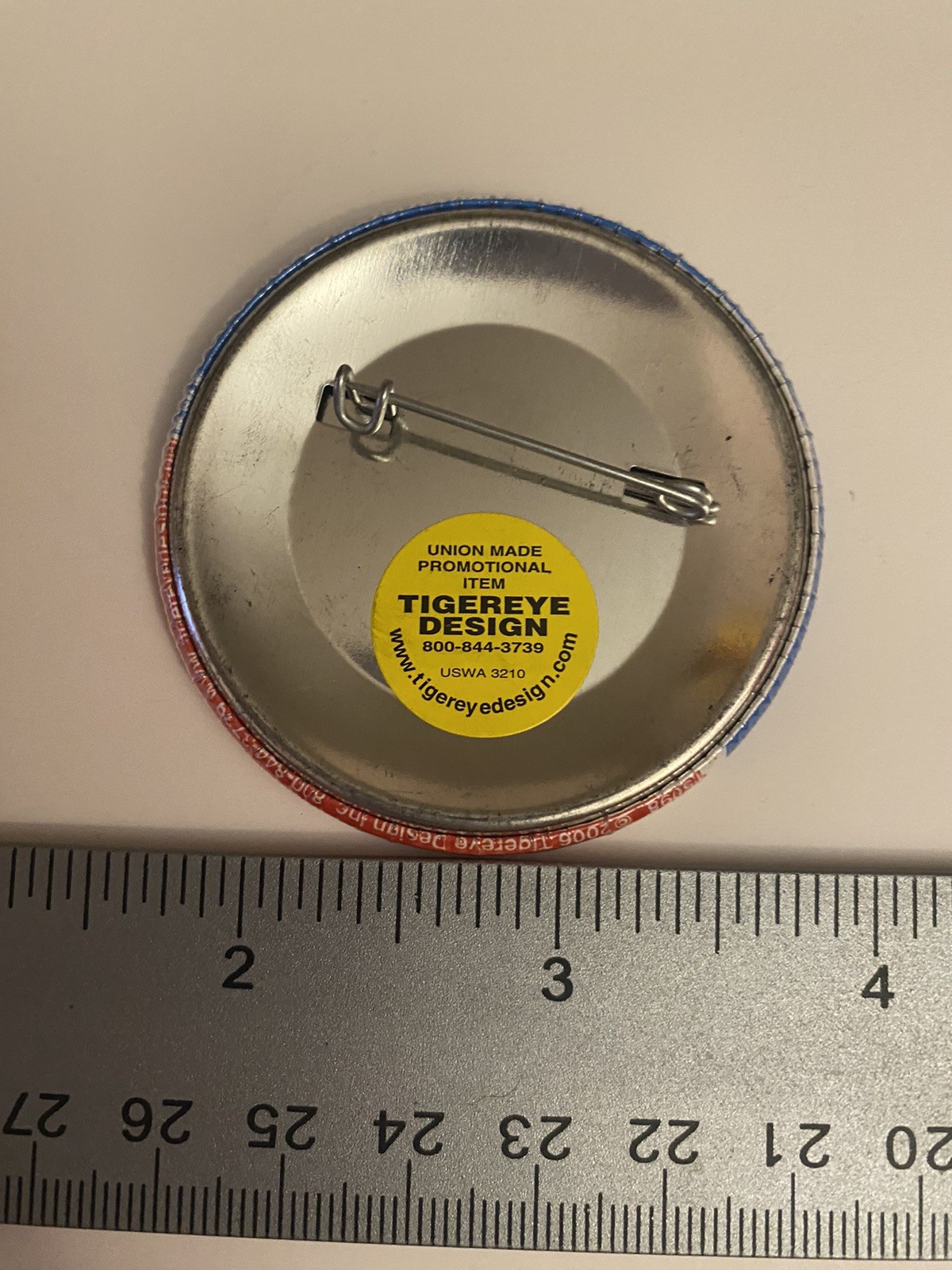 Randy Iwase Governor Pin Back Button P59