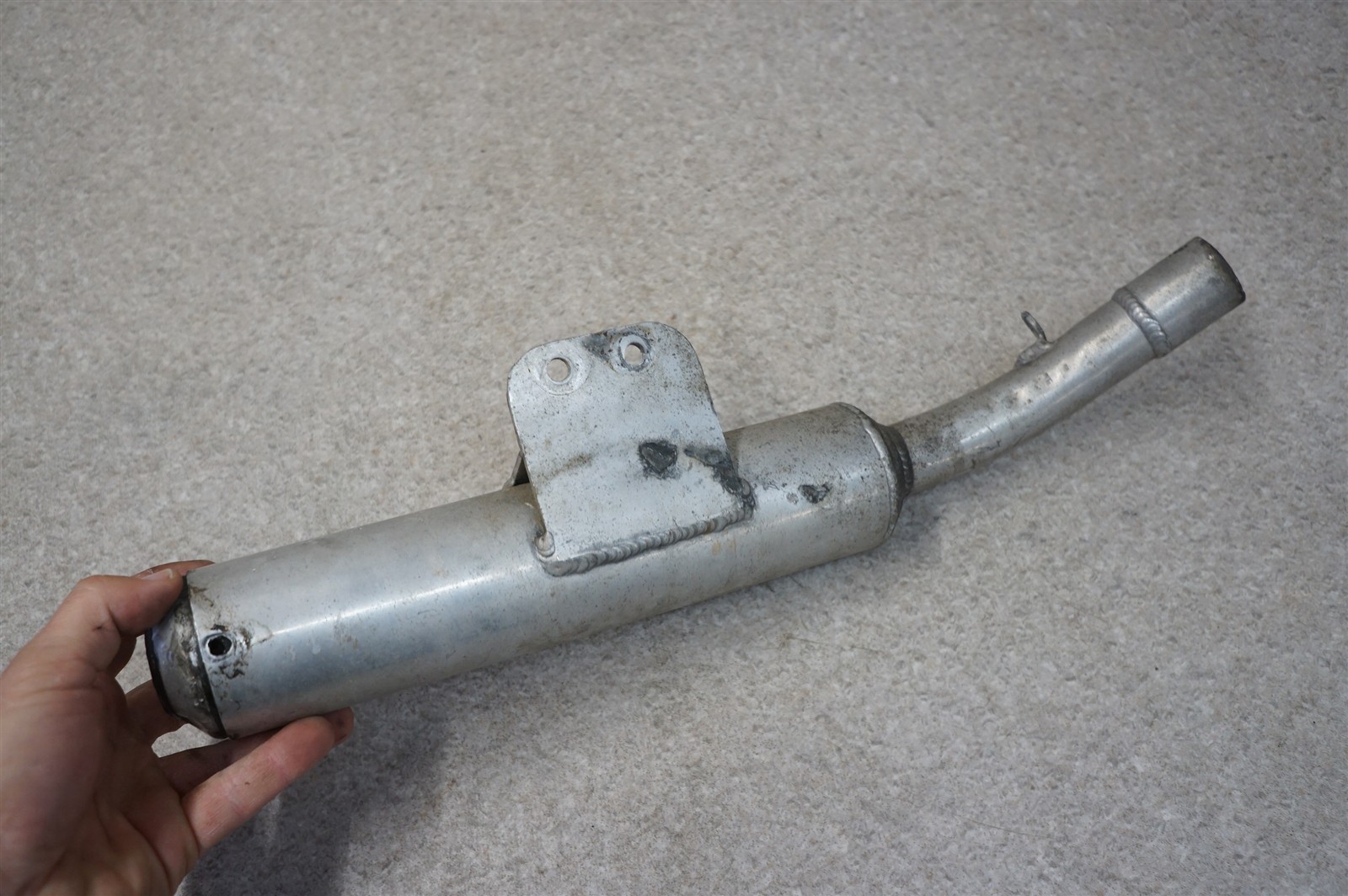 1984 84 Honda ATC250R ATC 250R Full Exhaust System Pipe Muffler Silencer