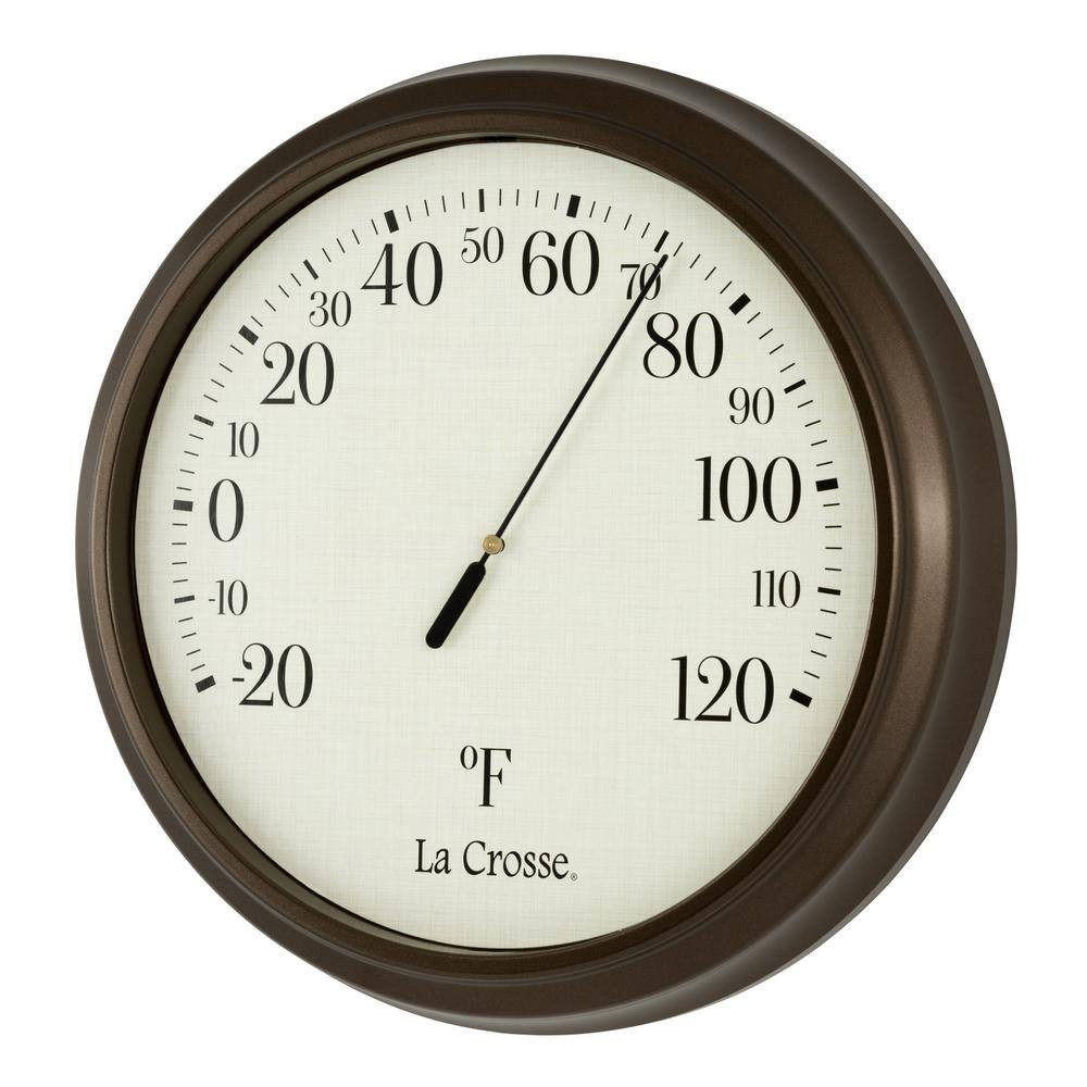 8 In. round Dial Analog Thermometer