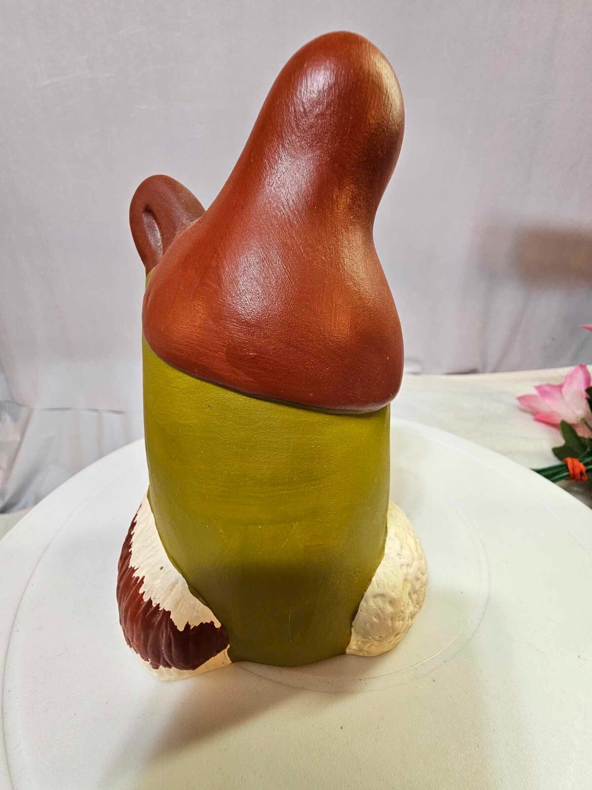 Peruvian Clay terracotta Pottery Family Nativity Scene Figurine w Lama Animal-G3