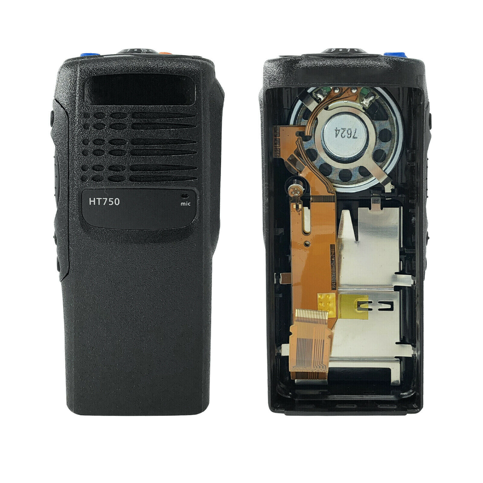 10 Pack Black Repair Housing Case Replacement for HT750 Radio With Speaker