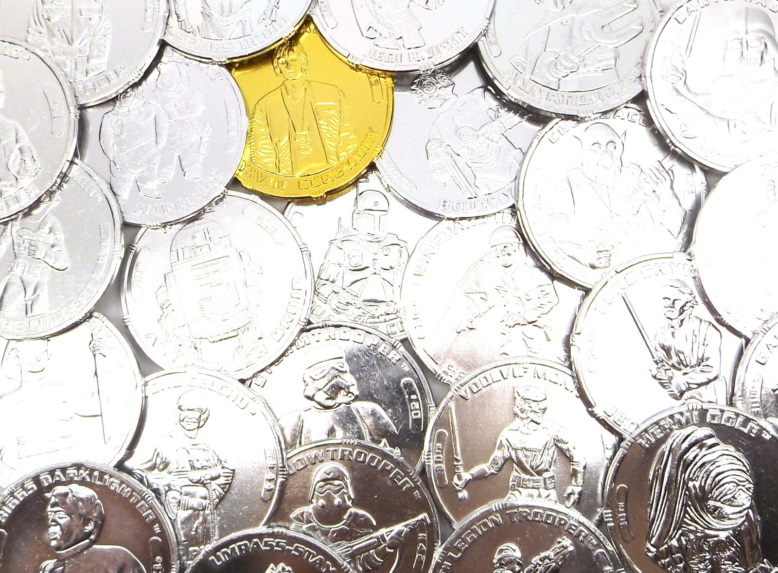 Star Wars Hasbro 30th Anniversary Collection TAC Coin Variation Listing