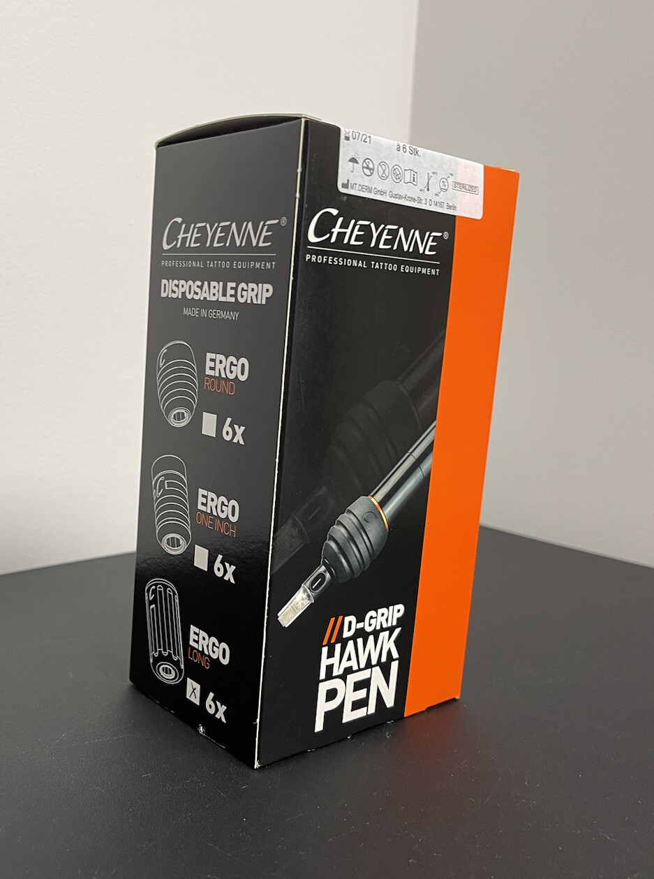 Cheyenne Ergo Long D-grip Hawk Pen Box Of 6