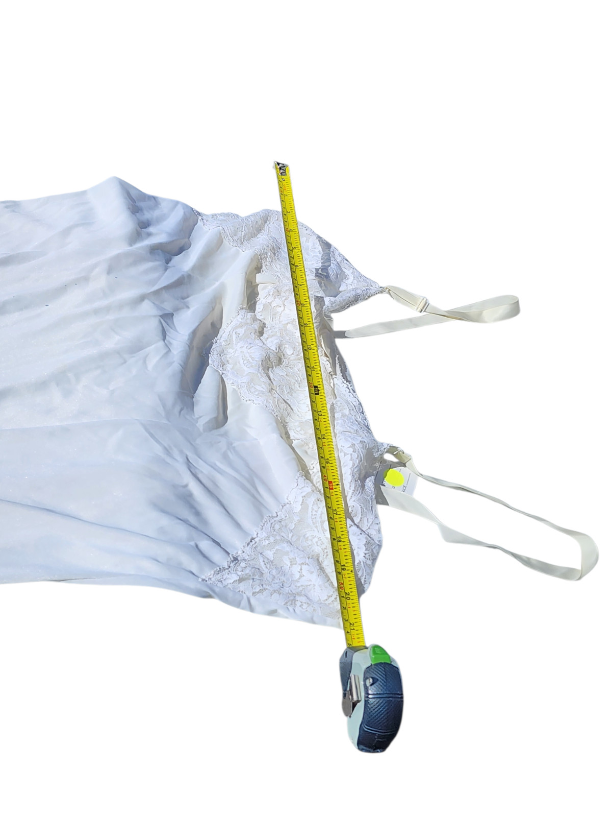 Vintage Wonder Maid Lingerie Slip Womens 42 White Non Cling Nylon Style 2911