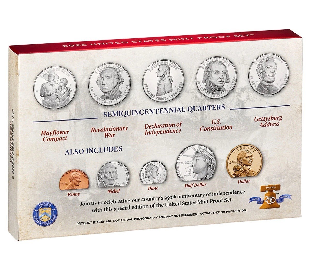 2026S US Mint Semiquincentennial Proof Set - PRESALE