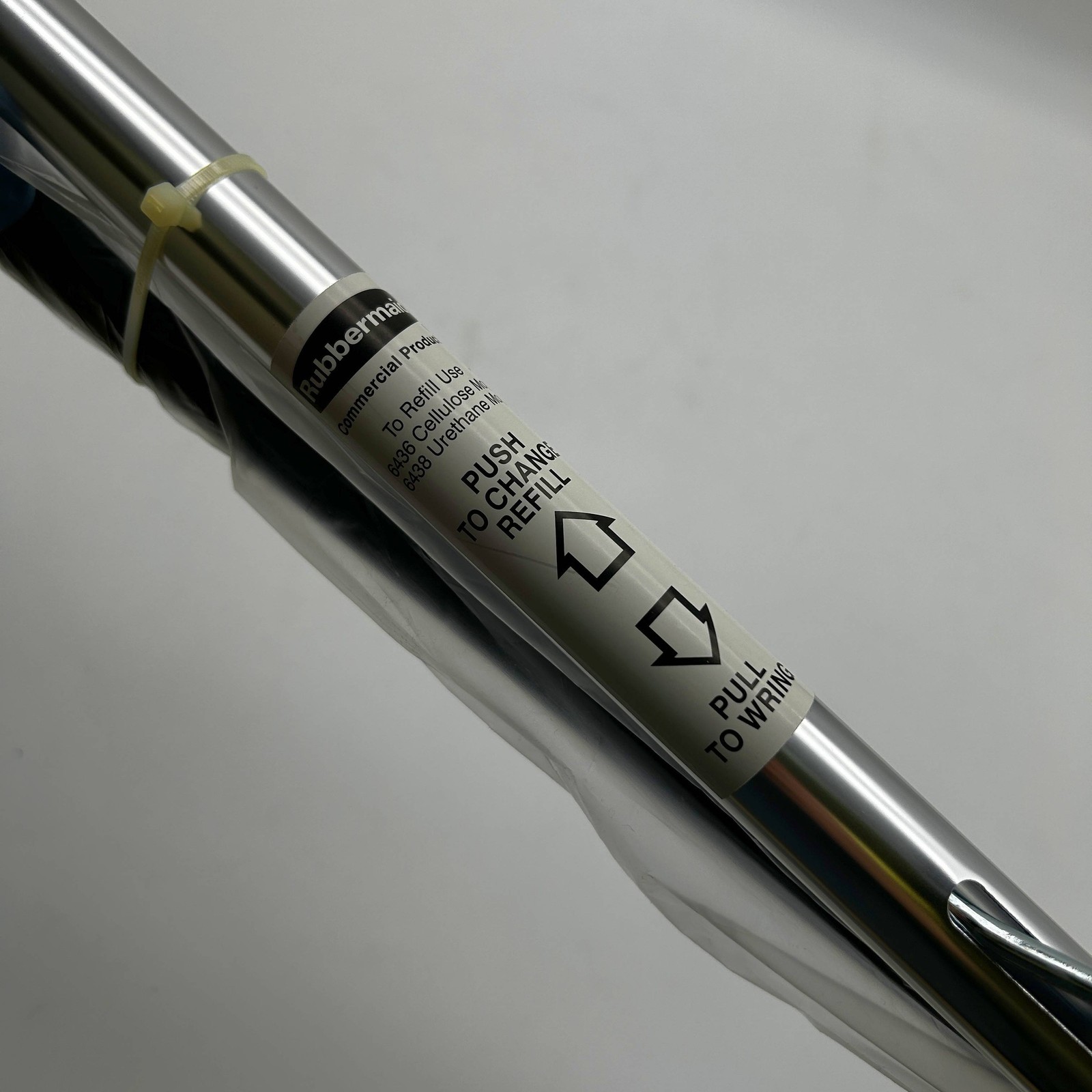 Rubbermaid FG643500BRNZ Steel Roller Sponge Mop w/ Cellulose Sponge Head 6435