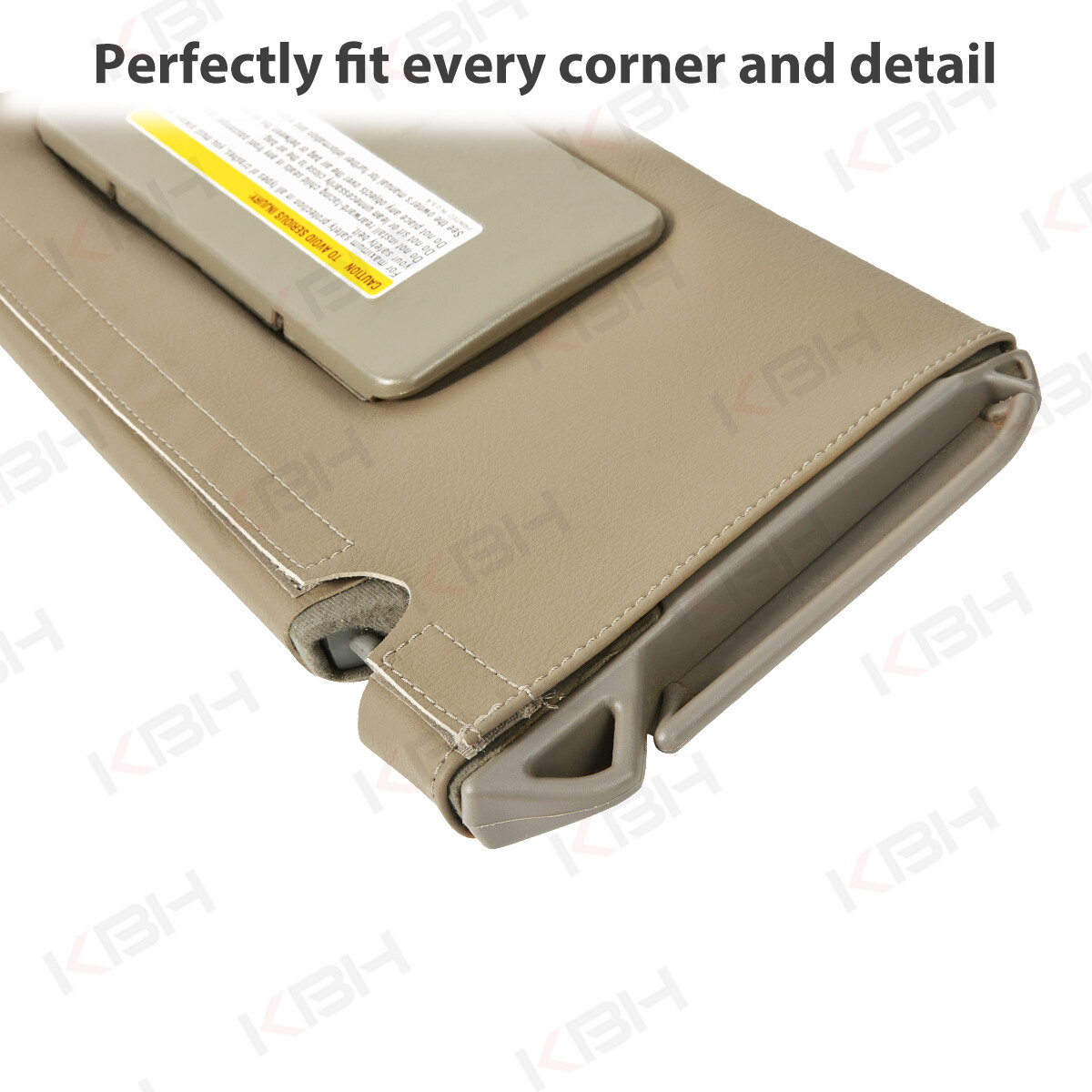 Sun Visor Replacement Cover Leather 95-99 Chevy Tahoe Suburban Yukon Beige Tan