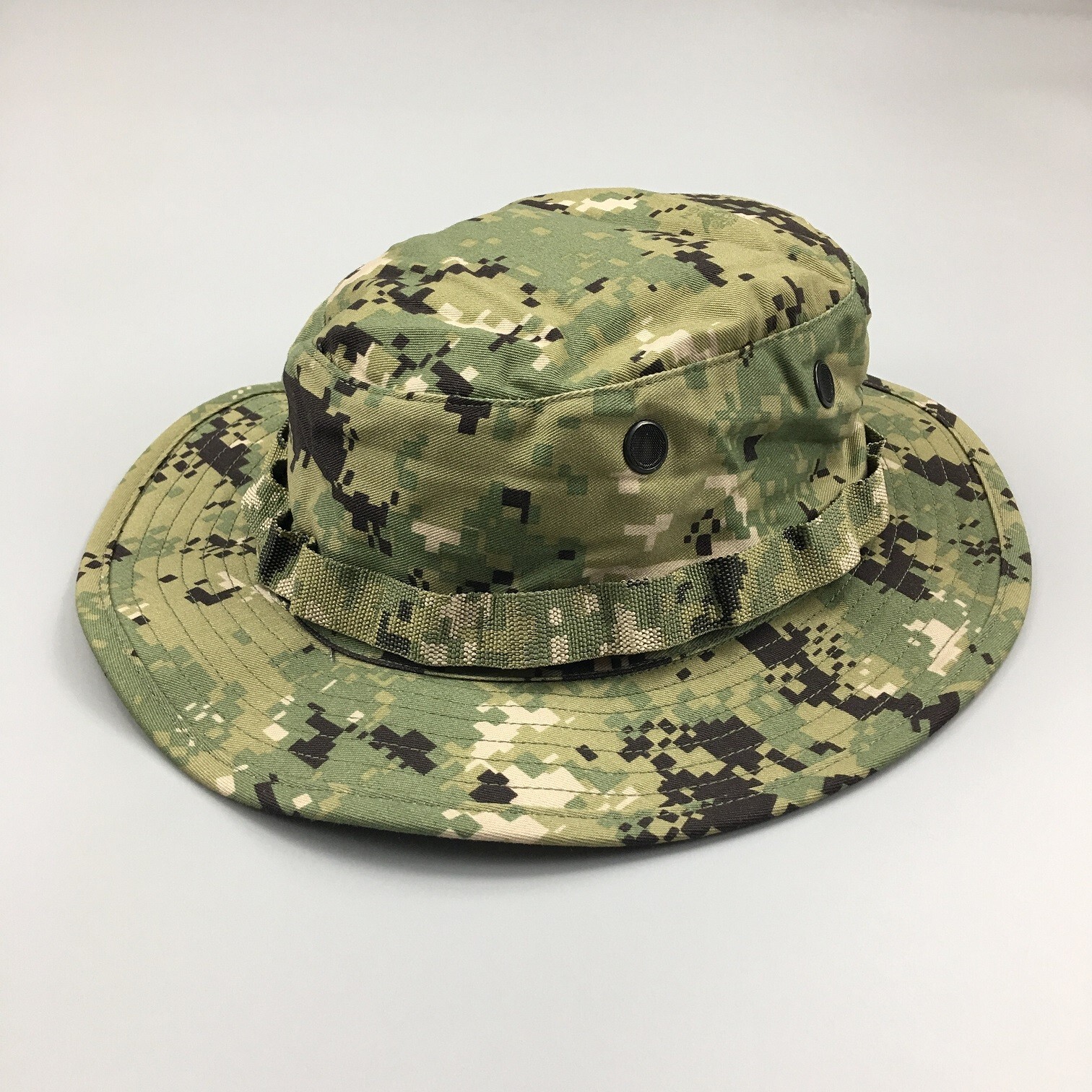 NEW US NAVY NWU Type III AOR2 Woodland Boonie Hat SUN COVER size XL X-large