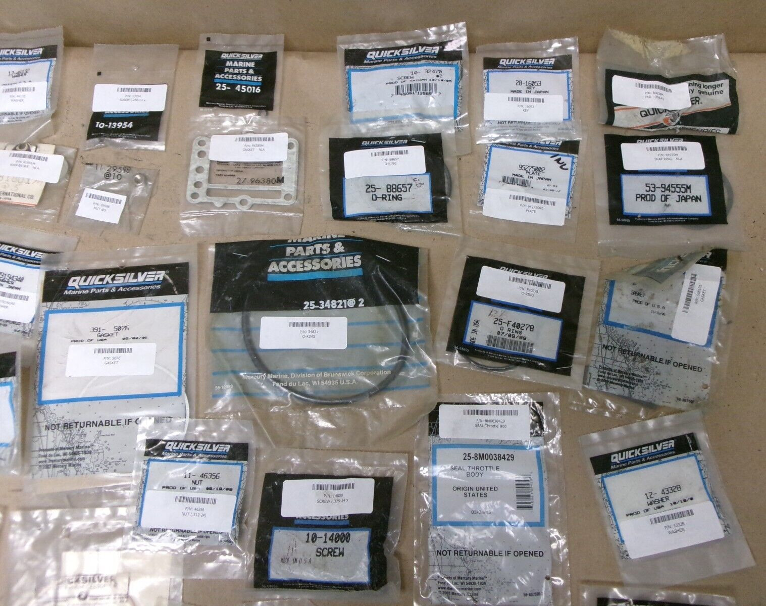 New Mercury / Quicksilver Assorted Parts