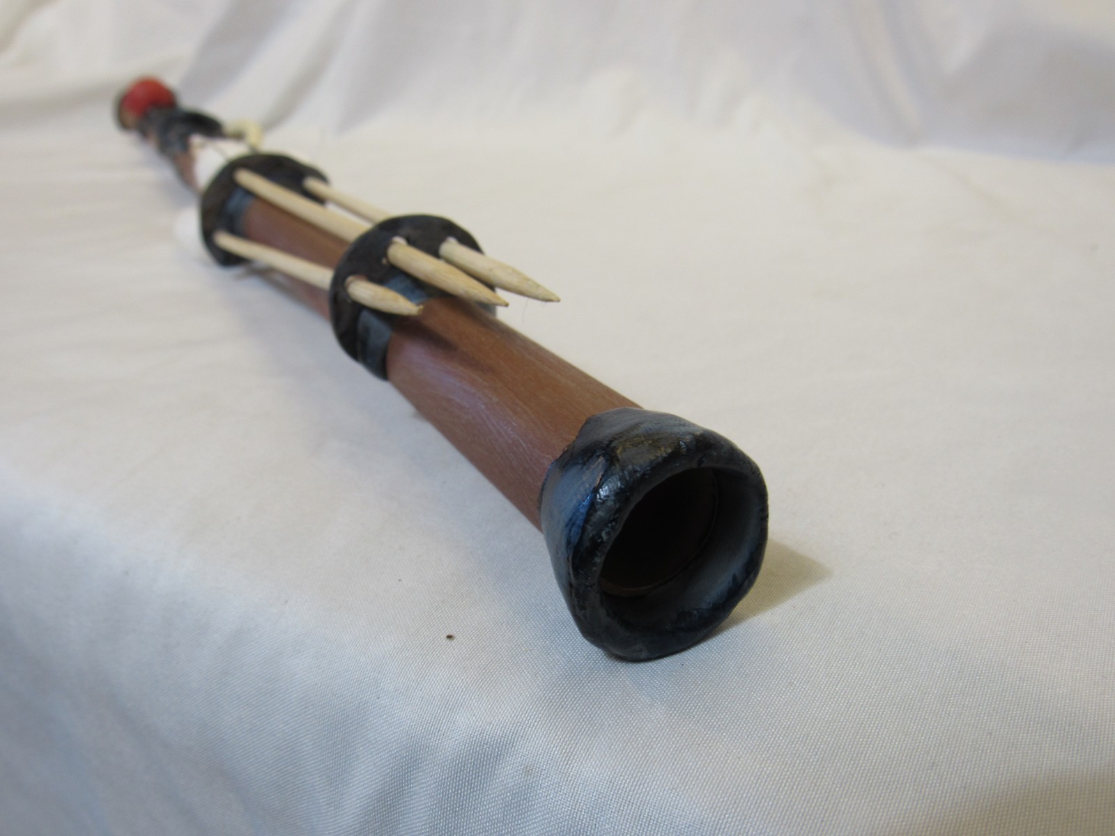 Whimsical Handmade Wooden Blowgun