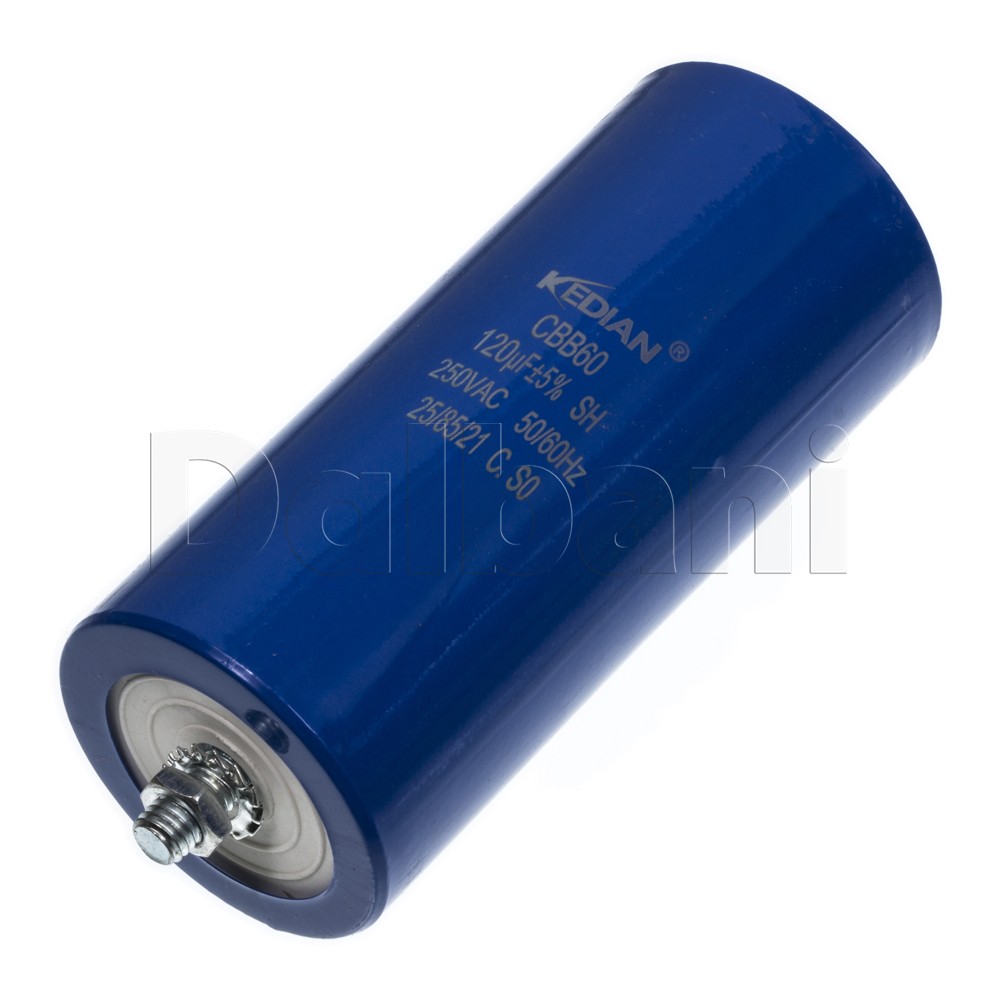 120MFD Motor Run Capacitor 250VAC 250V AC 120uF CBB60 W/Fix Stud 55X120 25/85/21