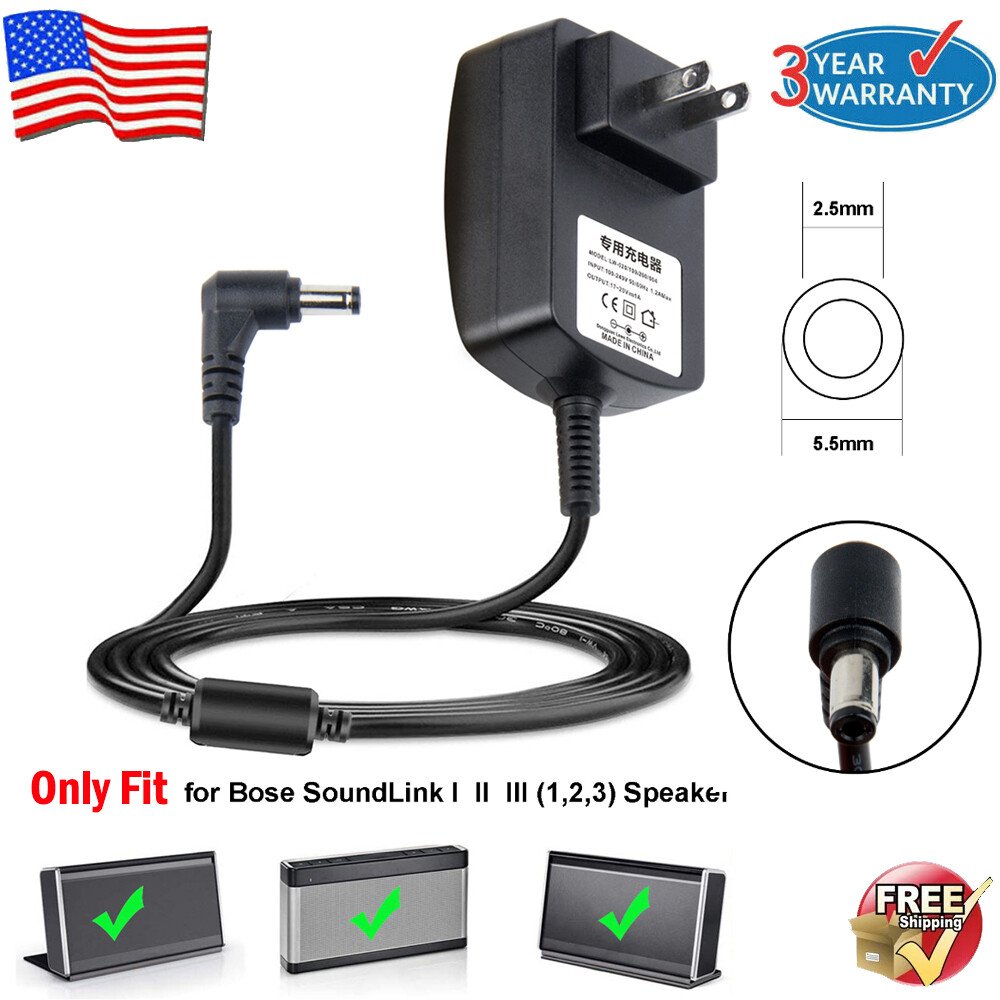 Adapter Charger For Bose Soundlink  I, II, III Wireless Bluetooth Mobile Speaker