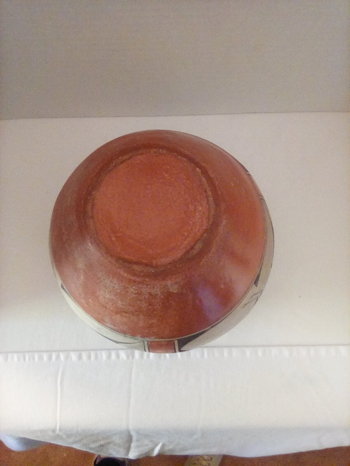 Authentic New Mexico Antique Zia Pueblo Indian Pottery Painted Bird Pot