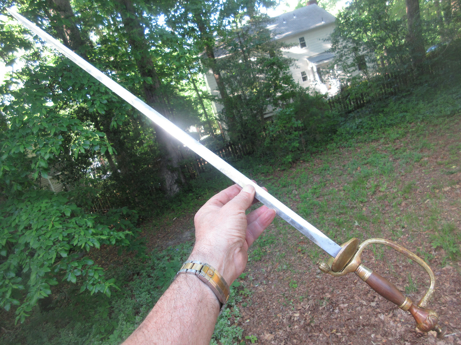 Antique 1890's N.S. Meyer Spartan Railway Official's Sword Saber 35.25"
