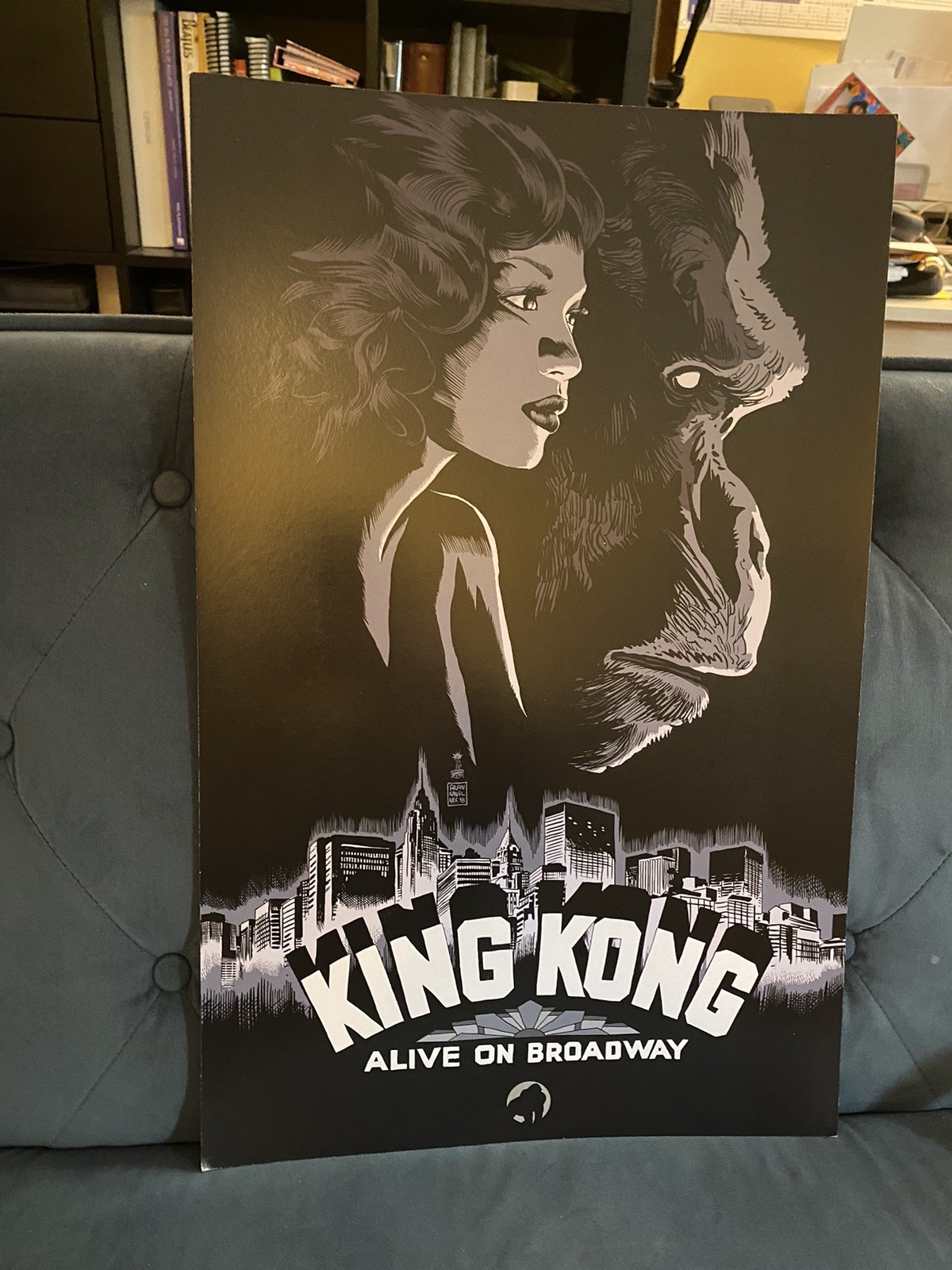 King Kong Alive on Broadway Poster by Francavilla - RARE NYCC Promo 2018