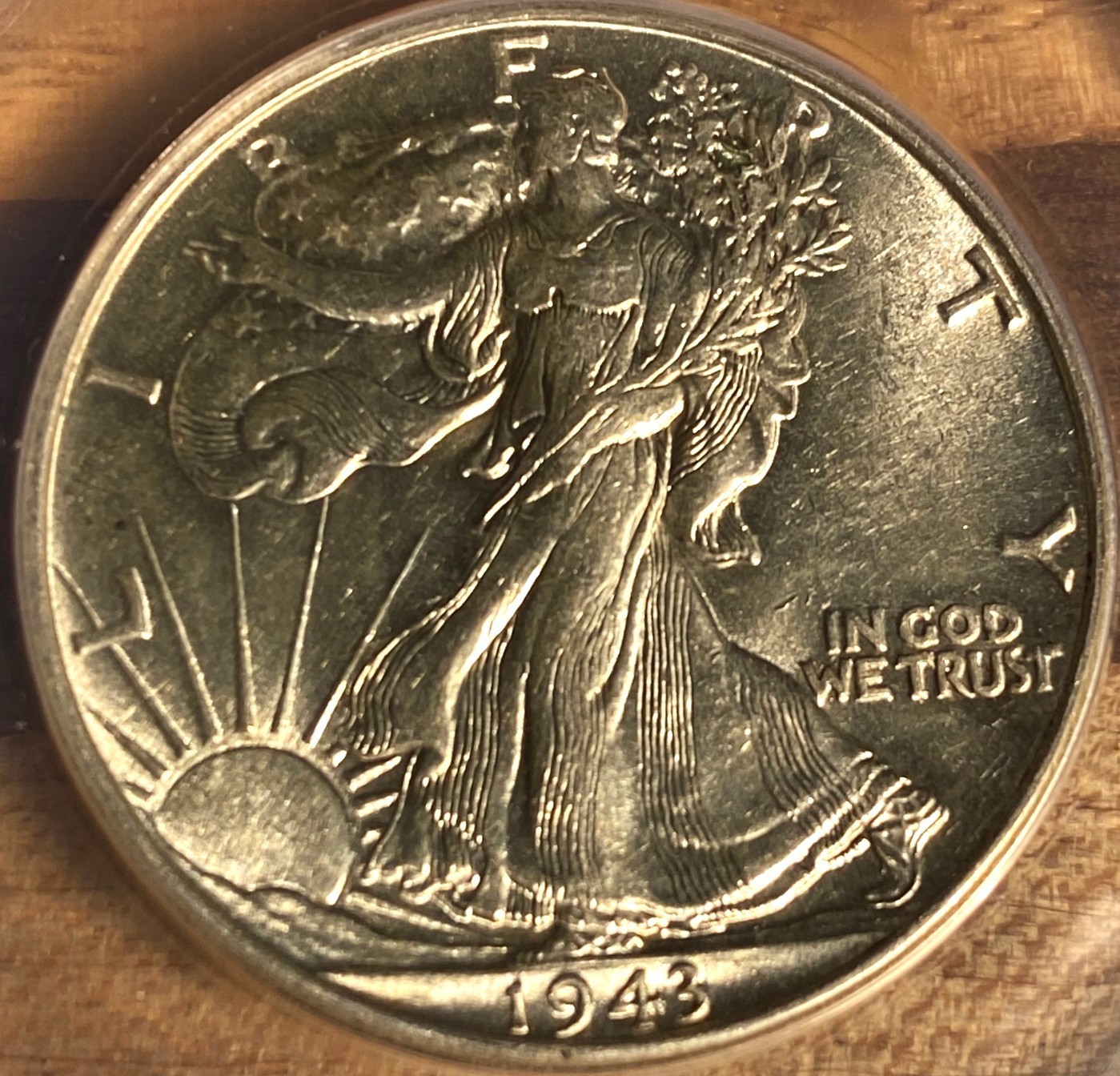 1942-P Walking Liberty Half Dollar - ANACS AU 55
