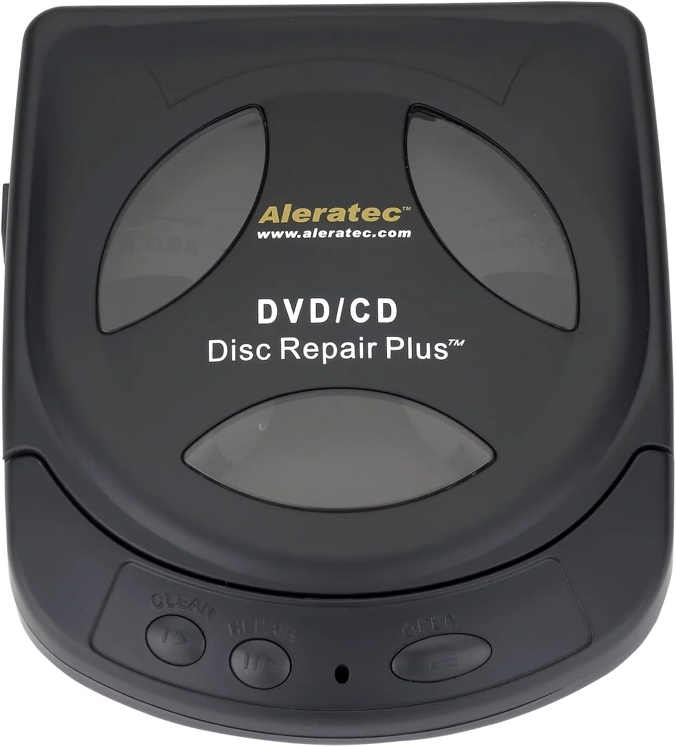 Aleratec Motorized CD/DVD Disc Repair Cleaner Scratch Remover System w/ Solution
