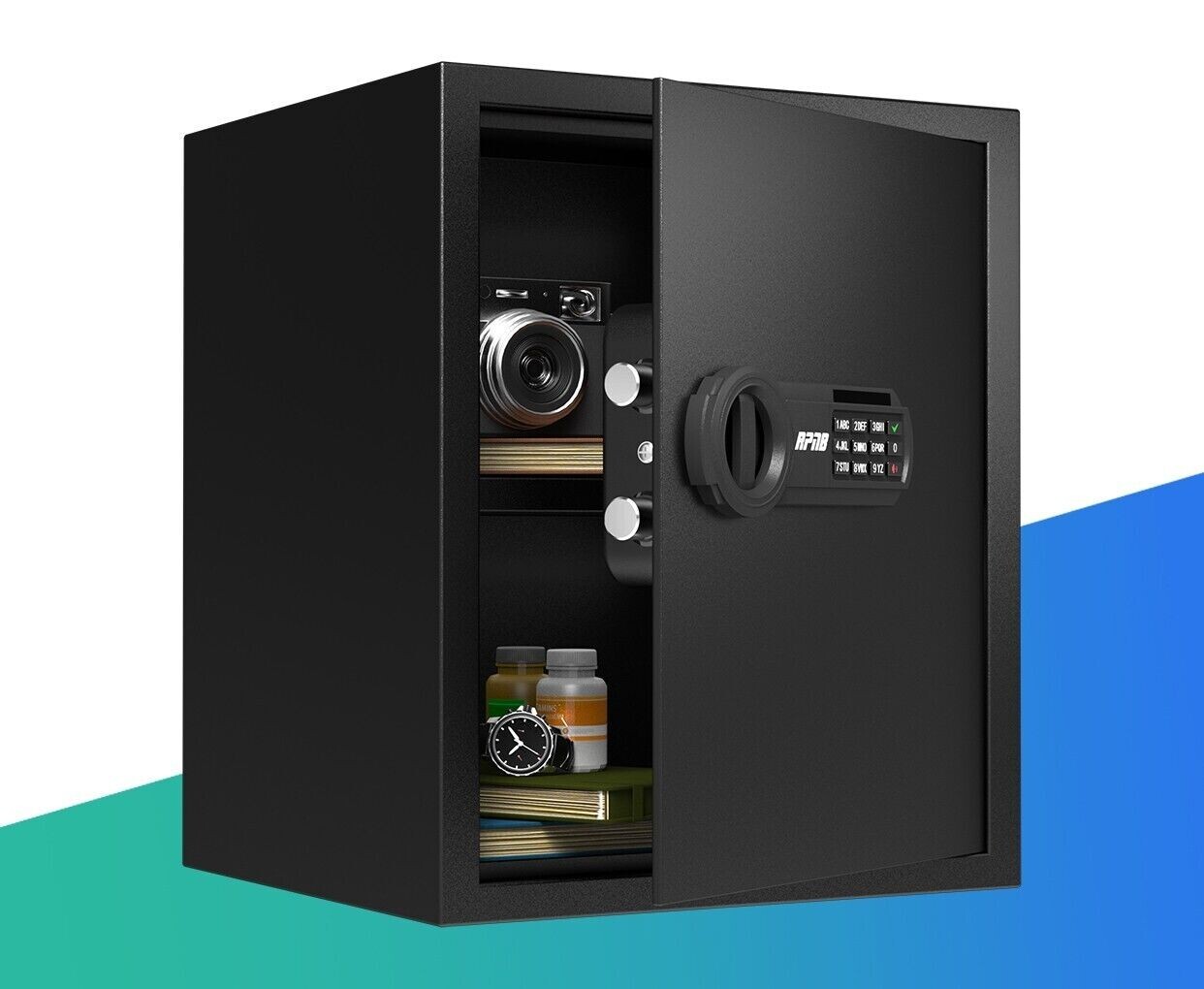 RPNB Deluxe Home Safe 1.5 Cubic Feet Gun Safe, Open Box