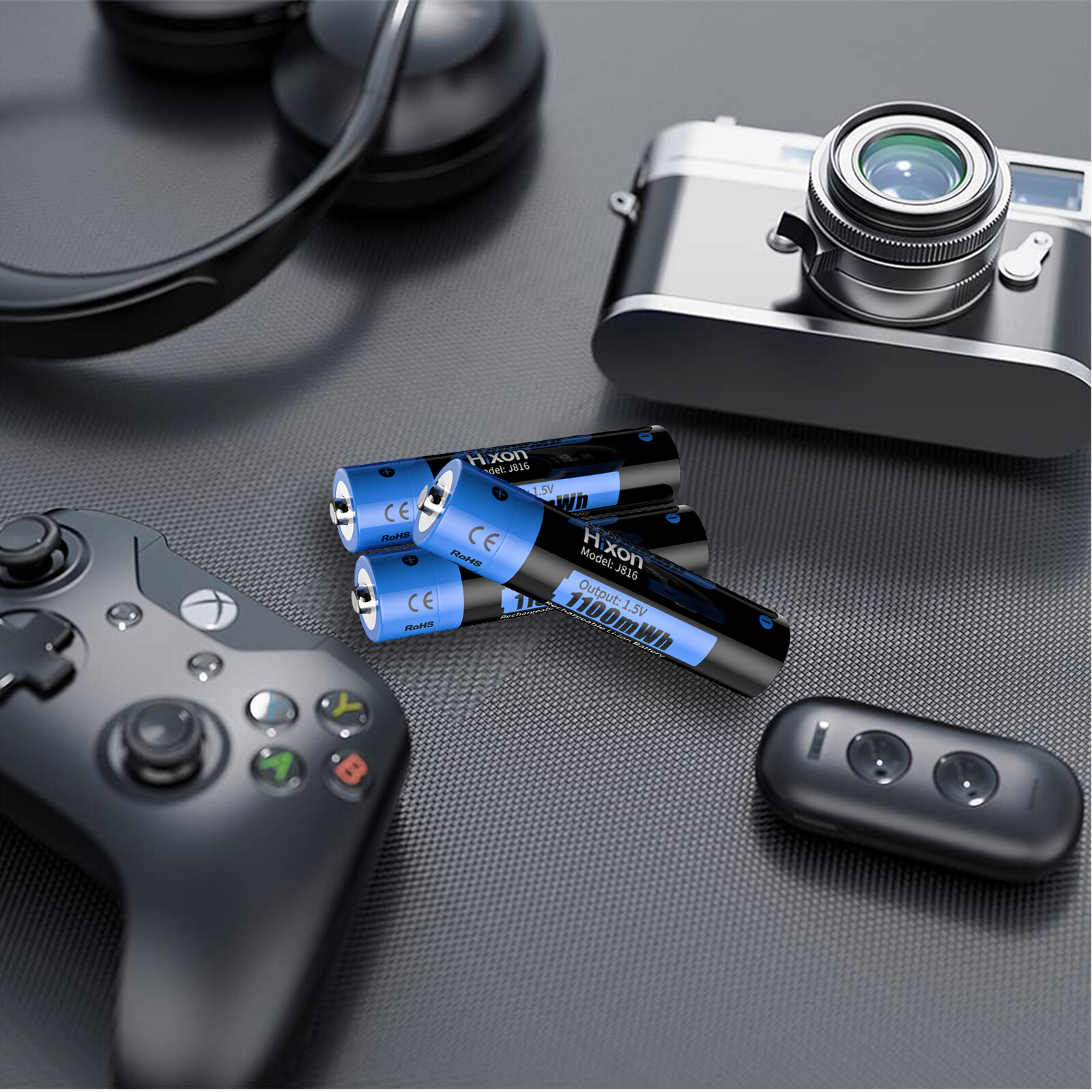 1.5V AAA Rechargeable Batteries 1100mWh USB Lithium Li-Ion battery Charger Lot