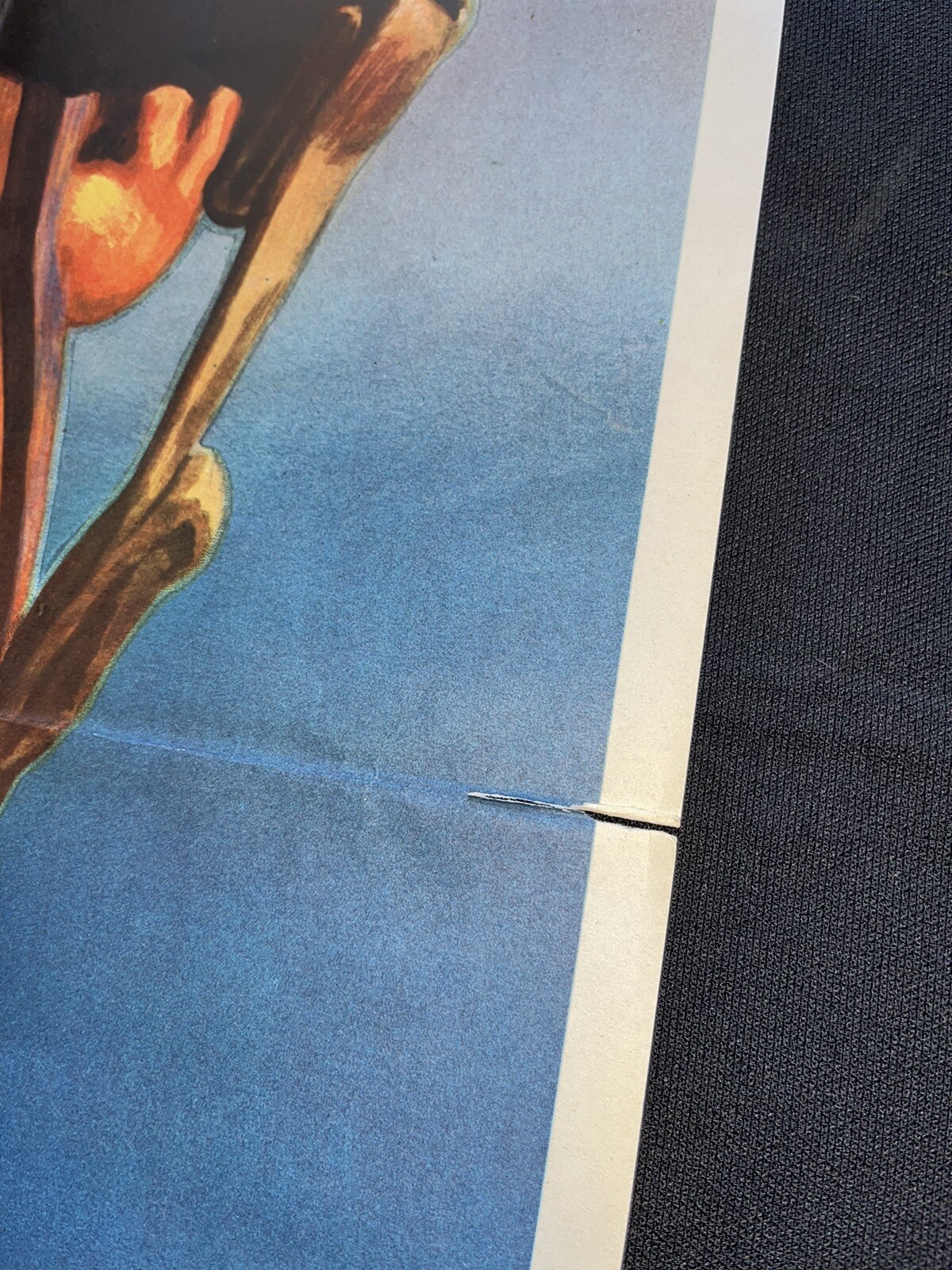 Vintage WWII War Large Poster - JAPAN You’re Next! 6th War Loan - 28-1/2”x40”