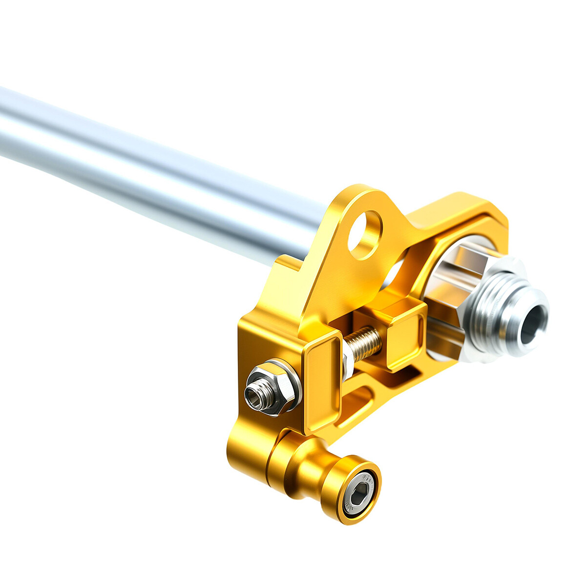 Rear Gold Axle Adjuster Kit For Harley Touring Road Glide FLTRX 2009-2023