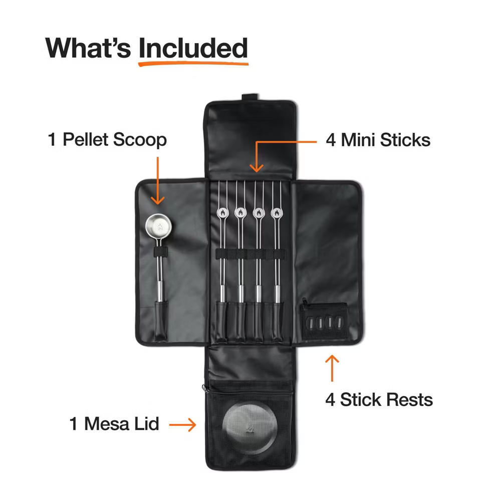 Solo Stove 10 pc Mesa XL Tabletop Firepit Tool Kit Stainless Steel