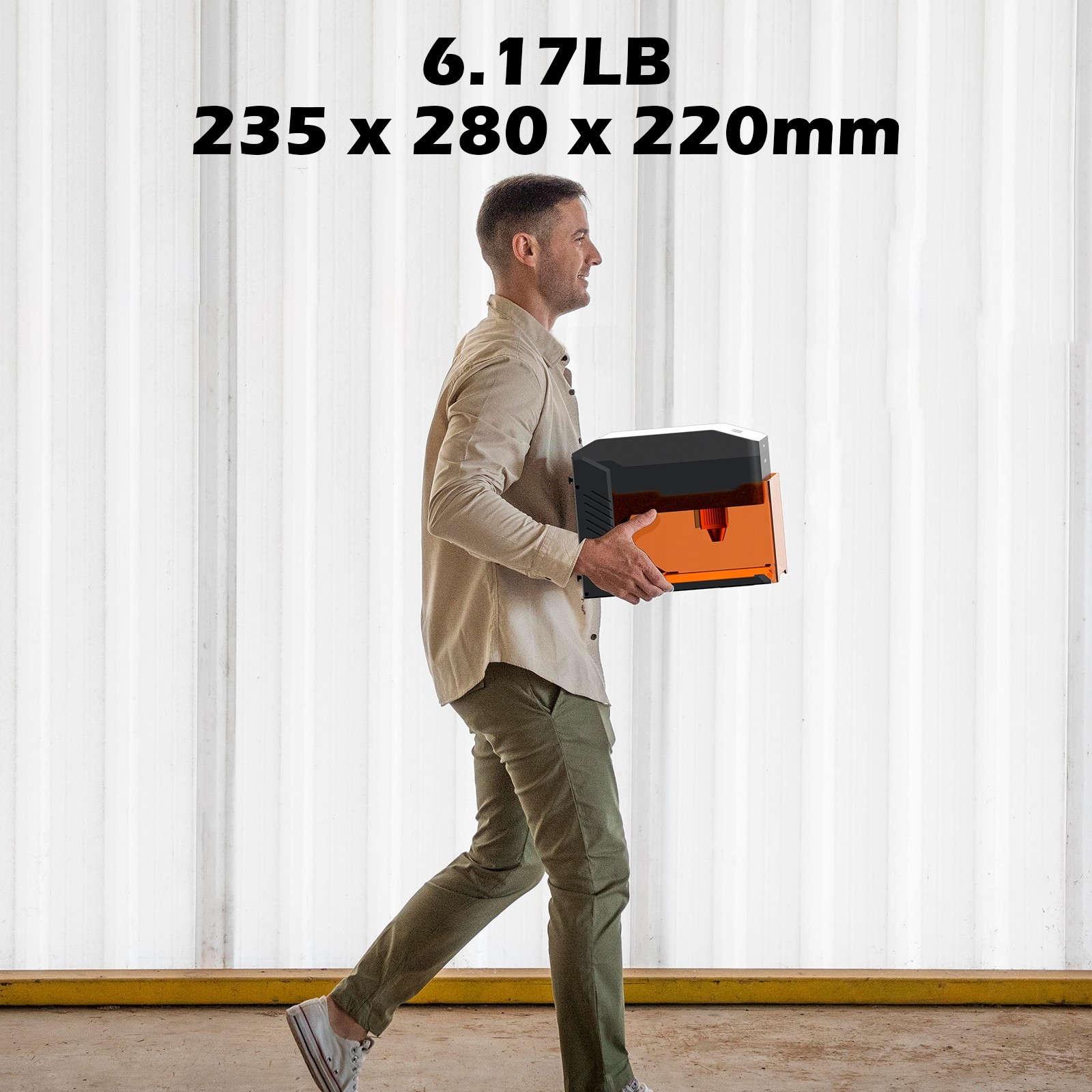 Genmitsu Kiosk Laser Engraver, 2.5W Power, Light Weight & Portable, APP control