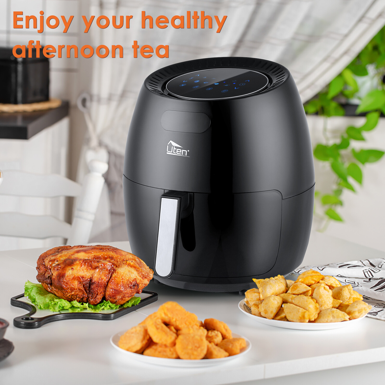 UTEN Large Air Fryer XXL 1700W 5.8QT/6.9QT Oven Hot Electric Air Fryer Cooker US
