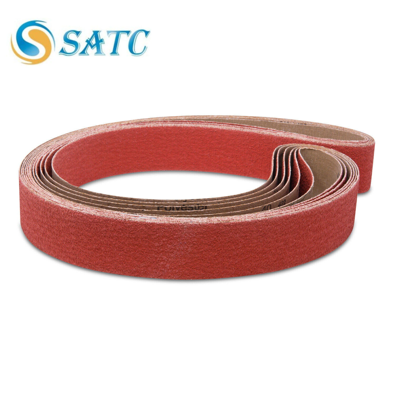 6 PACK 2" x 72" Premium Metal Grinding Ceramic Sanding Belts for Metal 80 Grit