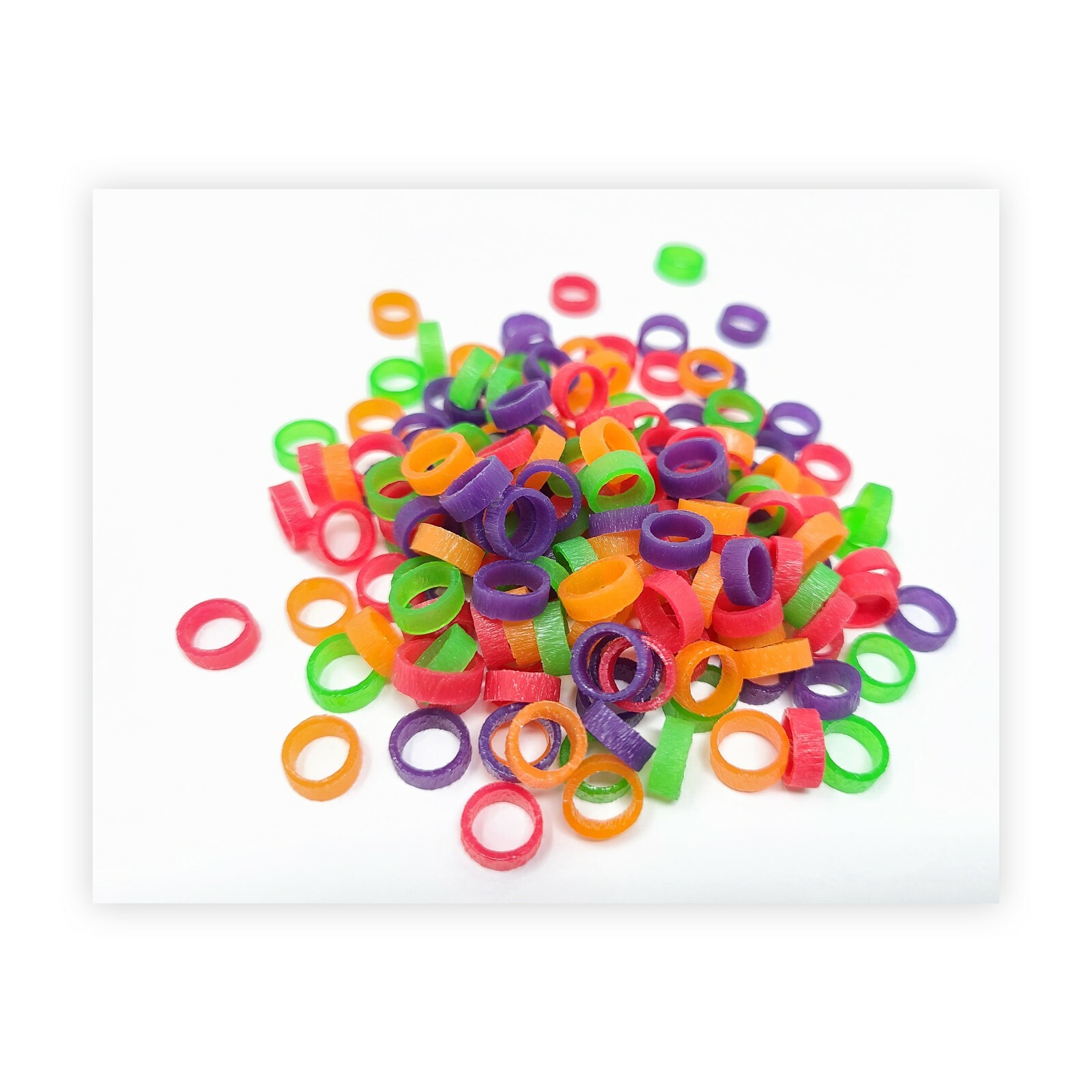 Chick Leg Bands ~4 colors 1/4" Size 4 Poultry Chickens Ducks Geese Game Birds