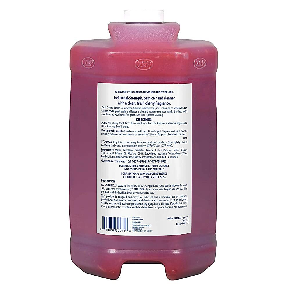 Zep Cherry Bomb LV Industrial Hand Cleaner - 1 Gal (Case of 4) - 329124