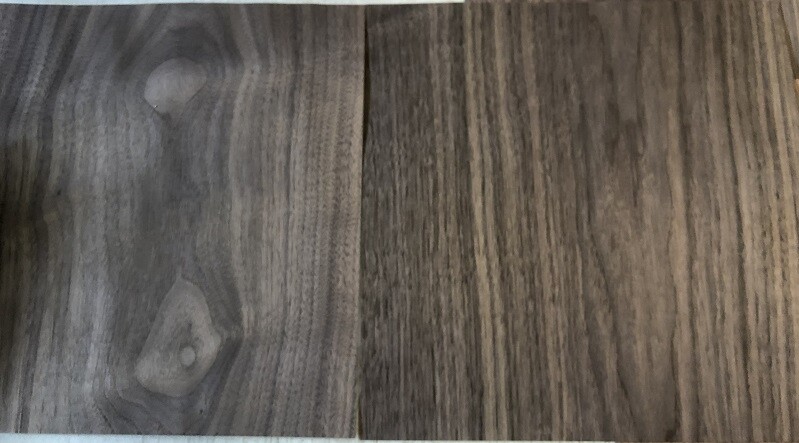 6 Walnut Wood Veneer 12" x 12" Sheets Pieces