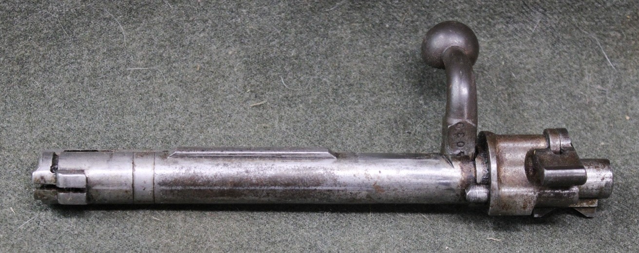 RARE Polish Mauser complete bolt K98 K29 bent handle knurled knob